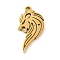 201 Stainless Steel Pendants, Laser Cut, Lion, Golden, 16.5x8x1mm, Hole: 1.2mm, 5pcs/bag