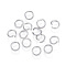 Tarnish Resistant 304 Stainless Steel Jump Rings, Open Jump Rings, Stainless Steel Color, 18 Gauge, 7x1mm, Inner Diameter: 5mm
