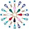 NBEADS 80 Pcs Evil Eye Enamel Charms, 8 Styles Teardrop Golden Plated Brass Enamel Charm Pendants for Bracelets Necklace Jewelry Making