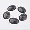 Natural Larvikite Flat Back Cabochons, Oval, 40x30x8.5mm