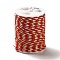 4-Ply Polycotton Cord Metallic Cord, Handmade Macrame Cotton Rope, for String Wall Hangings Plant Hanger, DIY Craft String Knitting, Red, 1.5mm, about 4.3 yards(4m)/roll