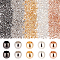 PH PandaHall 1000pcs 2mm Round Spacer Beads 5 Colors Long-Lasting Beads Smooth Spacer Beads Seamless Loose Ball Beads Metal Seed Beads for Summer Hawaii Necklaces Bracelets Earring Making