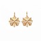 Brass Pendants, Nickel Free, Star, Real 18K Gold Plated, 16x12x3mm, Hole: 3.5x2.5mm