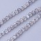 Natural Labradorite Beads Strands, Faceted, Round, 3~3.5mm, Hole: 0.5mm, about 115~130pcs/strand, 14.5~16.1 inch(37~41cm)
