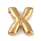 Ion Plating(IP) 304 Stainless Steel Pendants, Real 18K Gold Plated, Letter X, 18.5x15.5x4.5mm, Hole: 2mm