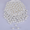 Round Silicone Focal Beads, White, 15mm, Hole: 2mm