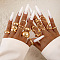 15Pcs Alloy Finger Rings Sets, Golden, Inner Diameter: 18mm