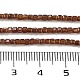 Гранат природный бисер нитей G-H042-B15-01A-5