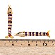 Латунные микро проложить кубического циркония подвески KK-H081-05G-05-3