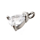 Латунные микро проложить кубического циркония подвески KK-D356-08D-P-2