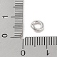 Латунные кольца прыжок открыт KK-S369-01P-01-3