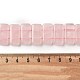 Природного розового кварца нитей бисера G-L619-A01-20x10mm-5