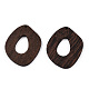 Подвески из натурального дерева венге WOOD-T023-59-2