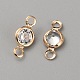 Подвески из прозрачного кубического циркония из сплава FIND-WH0128-11C-KCG-1