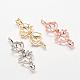 Латунные диффузор Locket подвески KK-P100-18RG-RS-3