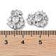 Латунные микро проложить кубического циркония подвески KK-F862-14P-3