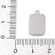 Подвески из нержавеющей стали 304 со стразами STAS-L022-476P-02-3