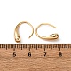 Серьги-подвески из латуни в форме капли EJEW-F384-18G-5