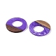 Подвески из смолы и дерева WOOD-F015-14A-2