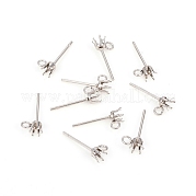 Серьги-гвоздики из нержавеющей стали марки 304 STAS-I150-05F-P