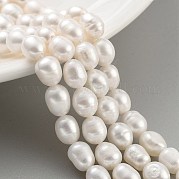 Нити из натурального культивированного пресноводного жемчуга PEAR-P062-08G