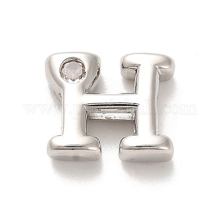 Стойки обшивки латунь кубического циркония бусы KK-L210-008P-H-1