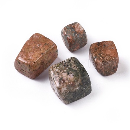 Бусины из природных Unakite G-E546-01-1
