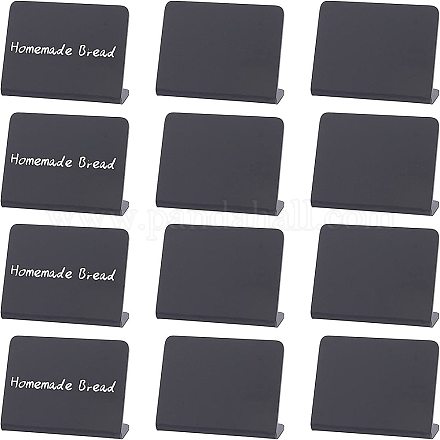 Ahandmaker акриловая доска треугольные вывески на доске черная многофункциональная доска вывески для шведского стола мини-доска для семейного ресторана универмаг DJEW-GA0001-08-1