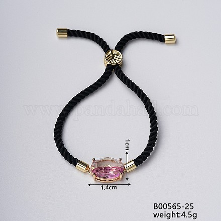 Модные милые латунные браслеты с овальными звеньями RQ1549-4-1