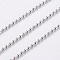 Tarnish Resistant 304 Stainless Steel Ball Chains, with Spool, Round, Stainless Steel Color, 1.5mm, about 65.61 Feet(20m)/roll