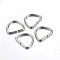 Tarnish Resistant 304 Stainless Steel D Rings, Buckle Clasps, For Webbing, Strapping Bags, Garment Accessories, Stainless Steel Color, 12x15x1.5mm, Inner Size: 9.5x12mm