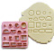 ABS Plastic Plasticine Tools, Clay Cutters, Modeling Tools, Pink, Rectangle, 10x10cm
