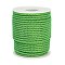 Nylon Threads, Milan Cords/Twisted Cords, Lime, 3mm, about 21.87 yards(20m)/roll