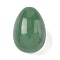 Natural Green Aventurine Egg Shape Display Decorations, Figurine Home Decoration, Reiki Energy Stone for Healing, 29~30x20~21mm
