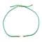 Nylon Cords Necklace Making, with Golden Brass Findings, Long-Lasting Plated, Medium Aquamarine, 22~22.8 inch(56~58cm), Hole: 1.7mm
