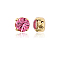 Preciosa® MAXIMA Crystal in Sew-On Cup, Czech Crystal, 719 37 081 Chaton(Round), Golden, 70010 Rose, SS39(8.15~8.4mm)