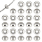 40Pcs 201 Stainless Steel Beads, with Plastic, Slider Beads, Rondelle, Stainless Steel Color, 9x4.5mm, Hole: 3mm