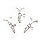 Tarnish Resistant 304 Stainless Steel Pendants, Insect, Stainless Steel Color, 20.5x9x2mm, Hole: 1.6mm