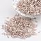 Glass Bugle Beads, Seed Beads, Clear, Silver-Lined, about 1.8mm in diameter, 4.5mm long, hole: 0.6mm, 1250pcs/50g