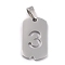 Non-Tarnish 304 Stainless Steel Pendants, Manual Polishing, Rectangle with Number, Rainbow, Stainless Steel Color, Num.3, 27.5x14.5x1.5mm, Hole: 3.5mm