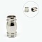 Tarnish Resistant 304 Stainless Steel Magnetic Clasps with Glue-in Ends, Column, Stainless Steel Color, 18.5x10mm, Hole: 6mm