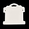 Paper Jewelry Display Cards, Necklace Bracelet Hair Tie Display Cards, Rectangle, WhiteSmoke, 10.1x9.6x0.05cm, Hole: 3mm