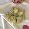Sea ??Wool Knit Hair Ties, Hair Accessories for Women, Light Khaki, 100mm