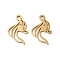 Ion Plating(IP) 304 Stainless Steel Pendants, Laser Cut, Women Charms, Golden, 16.5x10.5x1mm, Hole: 1.6mm