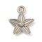 Non-Tarnish 304 Stainless Steel Pendants, Flower Charm, Stainless Steel Color, 19.5x16x3mm, Hole: 2.1mm