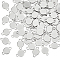 100Pcs 304 Stainless Steel Connector Charms, Flat Round Links, Stainless Steel Color, 6x9.5x0.8mm, Hole: 1mm