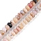 Natural Pink Opal Beads Strands, Rondelle, 7~7.5x4~4.5mm, Hole: 0.8mm, about 90pcs/strand, 15.75''(40cm)