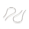 Tarnish Resistant 304 Stainless Steel Earring Hooks, Ear Wire, Stainless Steel Color, 30x0.8mm, 20 Gauge