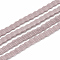 Elastic Cord, with Nylon Outside and Rubber Inside, Thistle, 6x2mm, about 100yard/bundle(300 feet/bundle)
