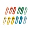 Spray Painted Alloy Alligator Hair Clips Set, Matte Style, Oval, Mixed Color, 60x18x11.5mm, 3pcs/card, 4cards/set, 12pcs/set